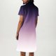 thumbnail image 5 of mfyjkho Vestidos para mujer, Vestido holgado y cómodo de manga corta con escote en V y estampado degradado para mujer. Vestidos de playa para mujer s, 5 of 7