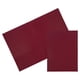 thumbnail image 1 of JAM PAPER Carpetas de presentación de lino texturizado con dos bolsillos - Carpeta comercial tamaño carta - Borgoña - Paquete de 6, 1 of 5