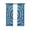 Blue, variant on Blue Boho Floral Blackout Curtains 39 Inches Long for Bedroom, Ethnic Tribal Abstract Flowers Motifs Thermal Insulated Room Darkening Black Out Window Curtain Panels Grommet Drapes for Living Room