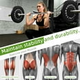 thumbnail image 5 of FlexWave 35LB Olympic Bumper Plates Pair, 2-Inch Rubber Olympic Weight Plates with Steel Hub, Solid Color, for Strength Training & Home Gym, 5 of 6