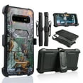 thumbnail image 1 of for 5.8" Samsung Galaxy S10e Hybrid Heavy Duty Belt Clip Shockproof Holster Kickstands Soft Silicone Absorber Rugged Defender Cover Hard Back Dual Layers Armor Bumper Phone Case CamoPineTree, 1 of 4