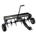 thumbnail image 1 of KFFKFF Tow Behind Plug Aerator, 40-Inch Tow Behind Lawn Plug Aerator with Universal Hitch, Pull Behind Aerator with Iron Spikes Alternately Arranged, Lawn Aerator Tow Behind, 1 of 9