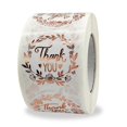 thumbnail image 1 of SHAR Thank You Sticker 500 Pieces Handmade Self-adhesive Labels 1.5 Inch Round Self-adhesive Stickers For Gift Wrapping Envelopes Card Wedding Party Birthd, 1 of 5