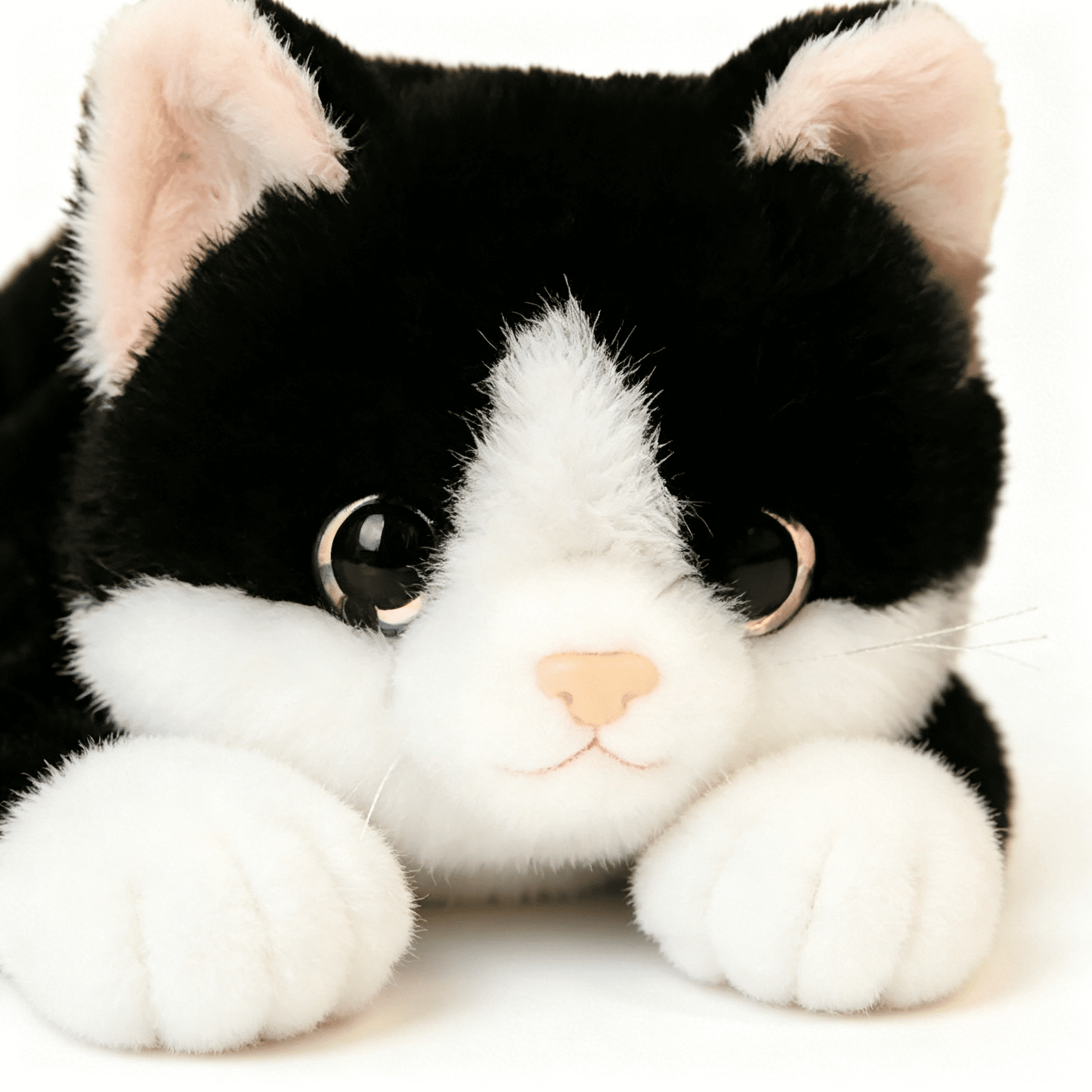 BESTSKY 2026 New Weighted Cat Stuffed Animals 0.6 Lbs Cute Realistic Kitten Plush Toys 11.8 Inch Soft Plushies Gifts for Kids, Cute Kitten Plushies Toy Gifts for Boys and Girls