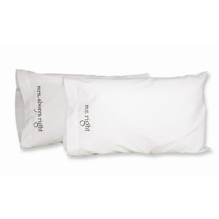 Hortense B. Hewitt HBH Mr. & Mrs. Right Pillowcases
