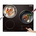 thumbnail image 1 of EWTTO ET-H8006-Plus Cocina Inducción 3 Quemadores 2000W Empotrable 60-240°C, 1 of 9