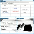 thumbnail image 4 of Weekly Dry Erase Board for Wall, 16" x 12" Magnetic Calendar White Board, Hanging Double-Sided Whiteboard, Small Portable for Planning, Drawing, Memo, to Do List, School, Home, Office, 4 of 8