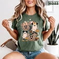 thumbnail image 2 of Retro Halloween Character Shirt | Spooky Pumpkin Tee | Ghost & Pumpkin Graphic T-Shirt | Cute Halloween Couple Gift | Fall Shirt, 2 of 5