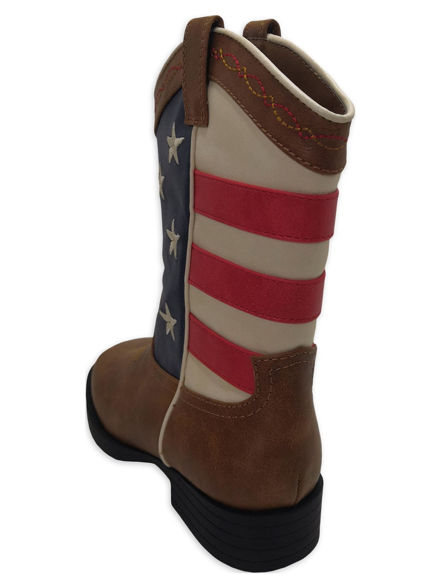 Wonder Nation Toddler & Boys Americana Cowboy Western Boots