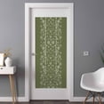 thumbnail image 2 of Japanese Window Privacy Film, Green Rustic Retro Pastoral Floral Leaves Static Cling UV Sun Blocking Heat Control Window Tint Day and Night, Non-Adhesive One Way Windows Privacy Cover 35.4''x78.7'', 2 of 7