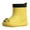 Yellow, variant on Kids Rain Boots Waterproof Anti-Slip Cartoon Jelly Ankle Boots Lightweight Easy On/Off Baby Toddler Boys Girls Outdoor Play Garden Puddle Jumpers