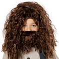 thumbnail image 2 of Harry Potter - Disfraz Hagrid Niños (Gris, Marrón), 2 of 3