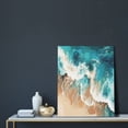 thumbnail image 5 of Sikiie Ocean Wave Crash Print Canvas Decorative Hanging Painting, Anti-shrinkage Hanging Frame, Suitable for Home, Office Wall Decorations, 5 of 6
