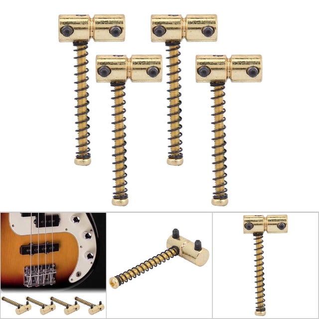 4 Piezas De Sillín De Puente De Bajo Eléctrico,Silla De Puente Compensada, Accesorios De Instrumentos Musicales