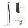 thumbnail image 2 of Uxcell Flat Lanyards, Neck Strap Swivel Hook Name Tag Badge Holder Black 50 Pack, 2 of 5
