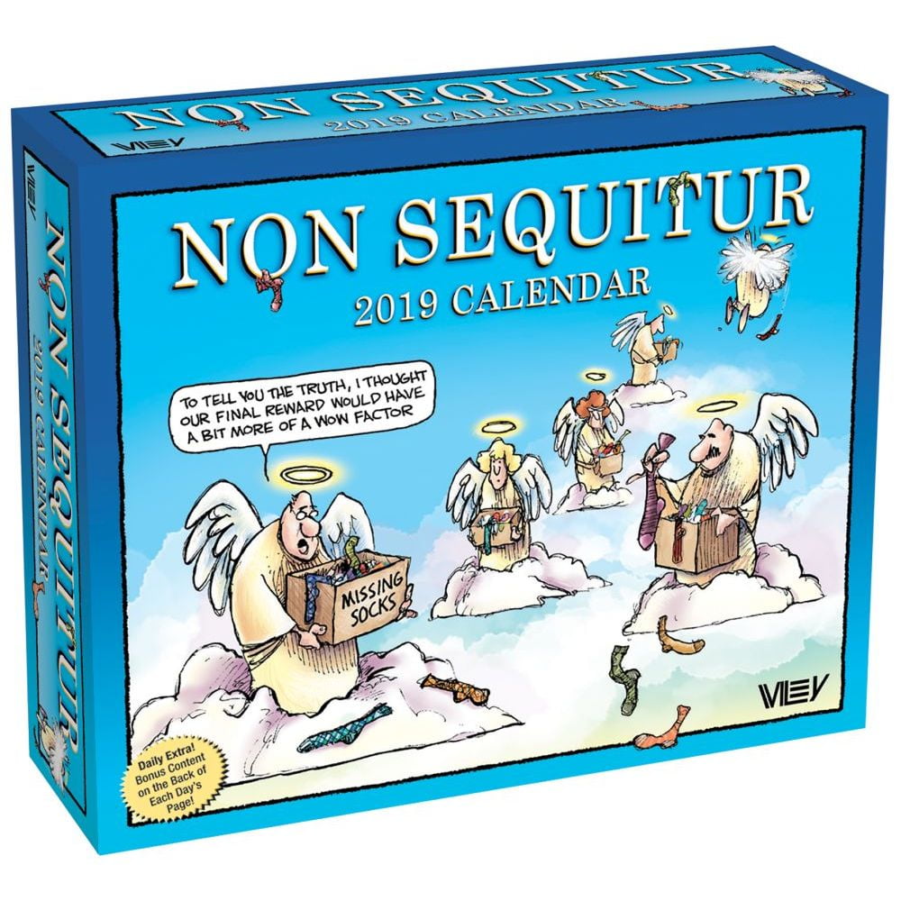 2019 Non Sequitur Desk Calendar, by Andrews McMeel Publishing Walmart