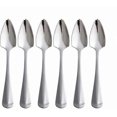 thumbnail image 1 of 6-Piece Stainless Steel Grapefruit Spoon Set, Food Grade Dessert Utensils with Serrated Edge, Mirror Finish Fruit Spoons for Dining, 1 of 4