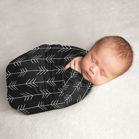 UPC: 0846480094982 | Sweet Jojo Designs Rustic Patch Arrow Jersey Stretch Knit Swaddle Blanket Boy Girl