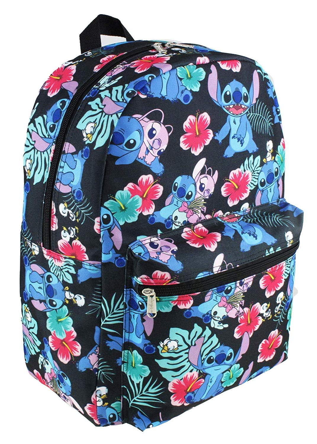 Disney Lilo & Stitch 16 Inch All Over Print Backpack with Laptop Sleeve