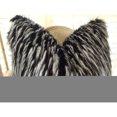 thumbnail image 4 of Plutus Wolf Faux Fur Handmade Throw Pillow - Black & White - 18 x 18 in., 4 of 4