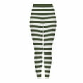 thumbnail image 3 of QATAINLAV Women's Fashion Stripe Printed Leggings Elastic High Waisted Workout Yoga Pants Halloween Tight Bottoms, Army Green, XXL, Gifts for Girls, 3 of 10