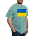 thumbnail image 4 of CafePress - Ukraine Flag T Shirt - Mens Comfort Colors Shirt, 4 of 5
