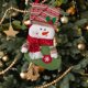 thumbnail image 2 of Colgantes navideños con forma de calcetines para decorar el árbol de Navidad o la chimenea. Muñeco de nieve, 2 of 7