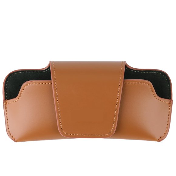 Sunglass Holder for Car Visor, Car Sunglasses Holder Leather, Eyeglasses Holder Glasses Storage Case Visor Accessories