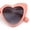 Dark Pink Smoke, variant on Girls Kid Size Heart Shape Lolita Valentine Love Sunglasses Black - Smoke