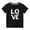 Black-F, variant on Penkiiy Toddler Kids Boys Girls Fashion Cute Round Neck Print Short Sleeve Top 4-5 Years Black