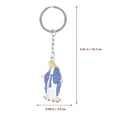 thumbnail image 2 of HONMEET Metal Virgin Mary Keychain Elegant Pendant Key Holder for Bags and Accessories, 2 of 7