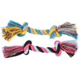 thumbnail image 1 of 2PCS Dog Rope Knot Toy Cotton Interactive Rope Puppy Toy Puppy Teething Toy, 1 of 10