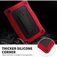 thumbnail image 3 of Kebiory Case for Walmart ONN 7 Inch Gen 3 2022 Tablet(Model:100071481),Shockproof Kids Friendly Rugged Case with Shoulder Strap & Stand Cover for Walmart Onn 7 Inch 3nd Gen 2022 Tablet (RedX2), 3 of 6