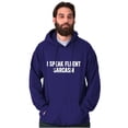 thumbnail image 5 of I Speak Fluent Sarcasm Humor Hoodie Sweatshirt Women Men Brisco Brands L, 5 of 5
