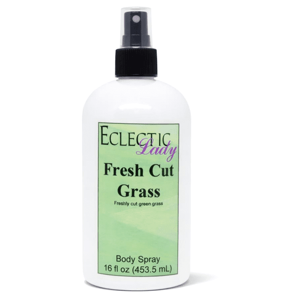 Fresh Cut Grass Body Spray, Eclectic Lady, Hydrating Mist, Unisex, 16 oz