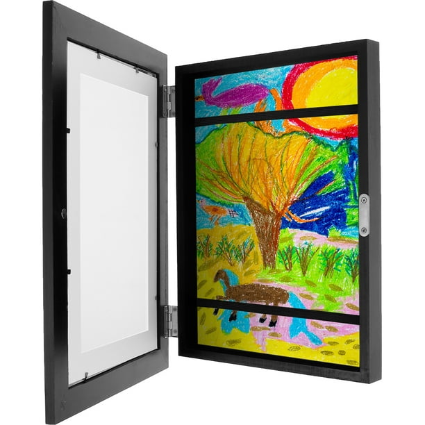 Lieonvis Kids Art Frames Front Opening,Changeable Artwork Frame for ...