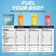 Keto Vitals Keto Electrolytes Powder for Hydration, Sleep, Energy, Muscle Function Original Assorted 30 Packets