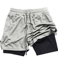 thumbnail image 6 of Rvwovn Men's 2-in-1 Lined Athletic Shorts with Compression Liner Lightweight Workout Running Shorts, 6 of 8