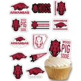thumbnail image 1 of Adornos Para Cupcakes De La Universidad De Arkansas (24 Piezas) Arkansas Razorbacks Suministros De Fiesta Para Razorbacks Fútbol Regalo De Cumpleaños Decoraciones De Fiesta De Graduación (Arkansas Raz, 1 of 5