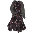 thumbnail image 1 of Joie Womens Morley Silk Pañuelo Slip Vestido, Negro, 6, 1 of 1