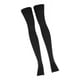 thumbnail image 5 of Calcetines largos para mujer por encima de la rodilla hasta el muslo, suaves y calentadores de piernas para mujer Negro, 5 of 9