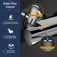 thumbnail image 4 of On-Wall Mount Thermostatic Shower Column, Constant Water Temperature Control, Heavy Duty Solid Brass for Bathroom RV Clawfoot Tub, 4 of 5