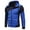 Blue, variant on TANYSU Men's Autumn Winter Fashion Coat Jacket Casual Stitching Hooded Zipper Sweatshirt Coat Loose Warm Winter Jacket Breathable Male Pullover Long Sleeve Tops Sports Athletic Dailywear