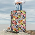 thumbnail image 7 of Susaid Beach Life Print Elastic Washable Suitcase Cover with Hidden Zipper, Fits 18-32 Inch Luggage for Protection During Travel-Small, 7 of 7