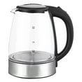 thumbnail image 2 of WRXMIJNHGSA Storage Container Under $25 Kettle 2.0L 1500W Fast Boiling Stainless Water Heater With Auto Shut Off Borosilicate Glass 360° Swivel Base Dry Burn For Tea Coffee Cooking, 2 of 9