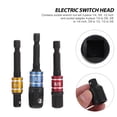 thumbnail image 3 of MasteelfCA 7pcs Cordless Screwdriver Socket Adapter Set Ratchet Wrenches Conversion Tool, 3 of 9