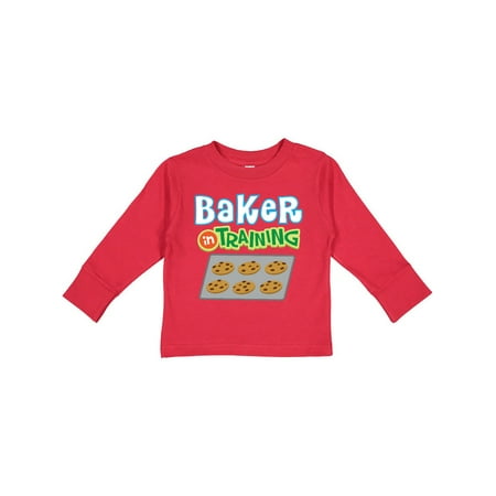 

Inktastic Baker in Training Baking Gift Toddler Boy or Toddler Girl Long Sleeve T-Shirt