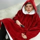 thumbnail image 3 of Sudadera con capucha de gran tamaño para mujer, sudadera con capucha de invierno, manta gigante de televisión de polar con mangas, jersey, sudaderas con capucha de gran tamaño para mujer, 3 of 5