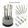 thumbnail image 4 of OHOIOLLA 1 Set Watchmaking Kit Including Screwdrivers and Watch Hand Fitting Tool for Professional Use Silver, 4 of 6