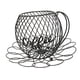 thumbnail image 1 of Portacápsulas de espresso, regalo para el Día del Padre, cesta de almacenamiento para tazas de café de metal. Negro, 1 of 9